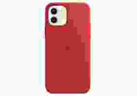 Чехол Apple Silicone Case with MagSafe for iPhone 12 Original Red (MHL63) ДУБЛЬ