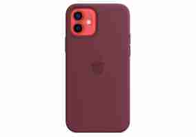 Чехол Apple Silicone Case with MagSafe for iPhone 12 Original Plum (MHL23)