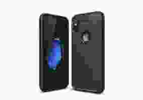 Чохол Laudtec для  iPhone X Carbon Fiber (Black)  (LT-AIXB)