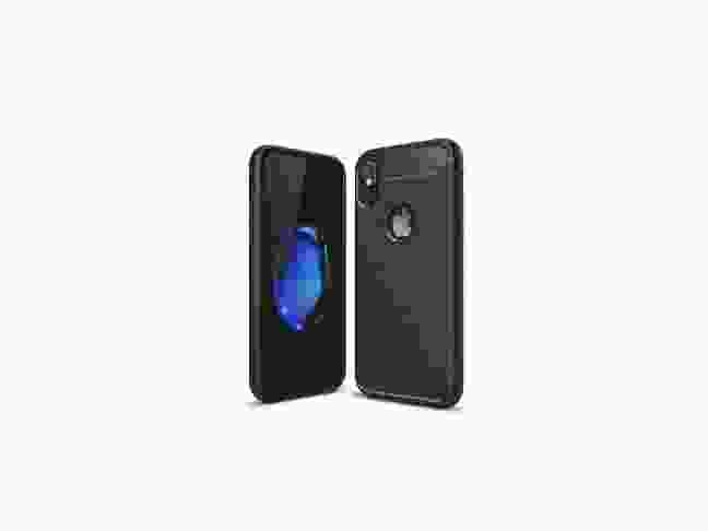 Чохол Laudtec для  iPhone X Carbon Fiber (Black)  (LT-AIXB)