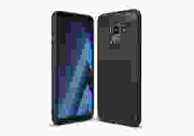 Чехол Laudtec для SAMSUNG Galaxy A8 2018 Carbon Fiber (Black) (LT-A73018B)
