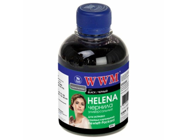 Чорнило WWM HELENA (HU/B) для HP 200г Black Водорозчинні універсальні