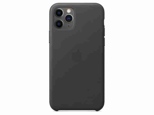 Чехол Apple для  iPhone 11 Pro Max Leather Case - Black (MX0E2ZM/A)