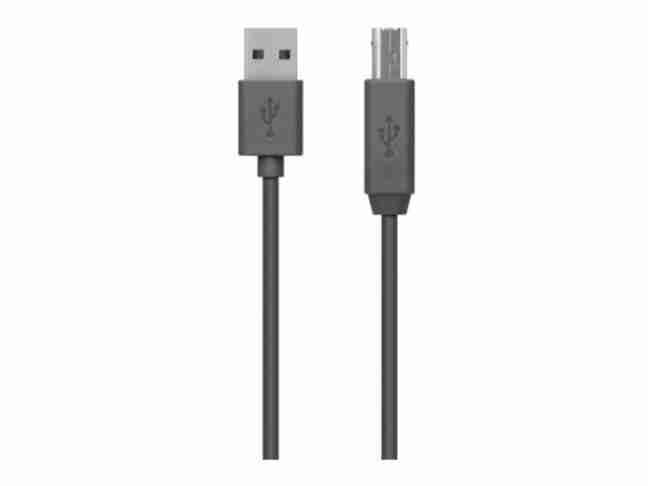 Кабель Belkin USB 2.0 (AM/BM) DSTP 3M DEVICE F3U154bt3M