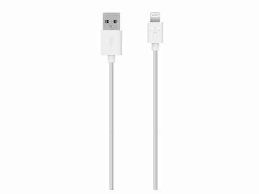 Кабель Belkin USB 2.0 Lightning charge/sync cable 3м White F8J023bt3M-WHT