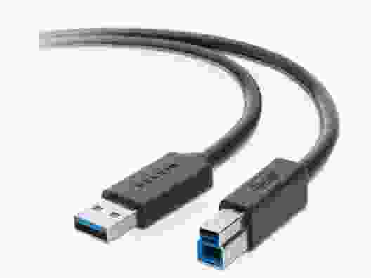 Кабель Belkin USB 3.0 (AM/BM) SuperSpeed DSTP 1.8M Pro Series F3U159B06