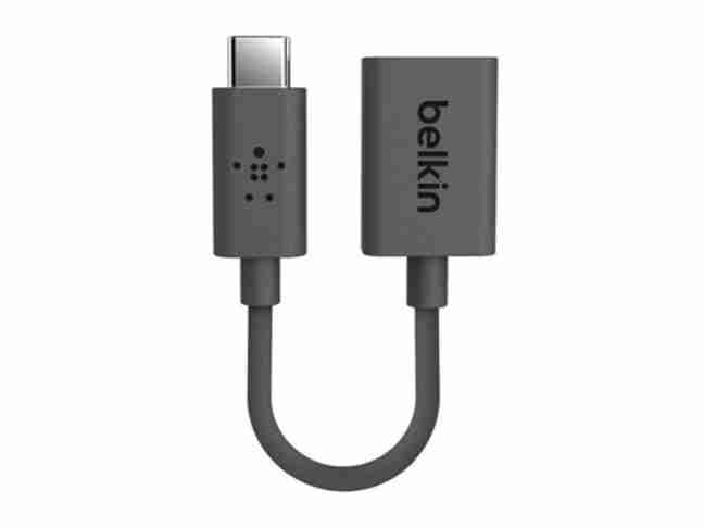 Кабель Belkin BELKIN USB 3.0 (CM/AM) 0.14м Black F2CU036btBLK