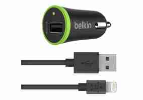 Автомобільний зарядний пристрій Belkin (F8J121bt04-BLK) BOOST UP with ChargeSync Cable(12 watt/2.4 Amp)