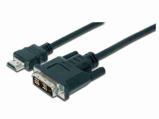 Кабель Digitus ASSMANN HDMI to DVI-D (AM/AM) 2m black AK-330300-020-S