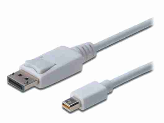 Кабель Digitus ASSMANN MiniDisplayPort to DisplayPort (AM/AM) 1.0m white AK-340102-010-W