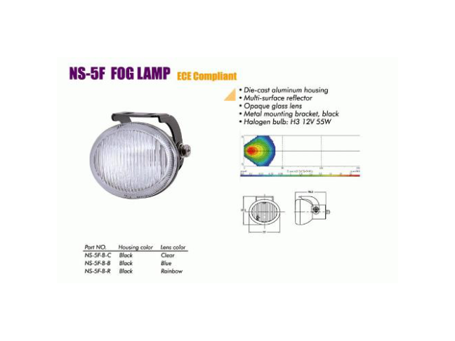 Дополнительные фары Sirius NS-5 F-B-C