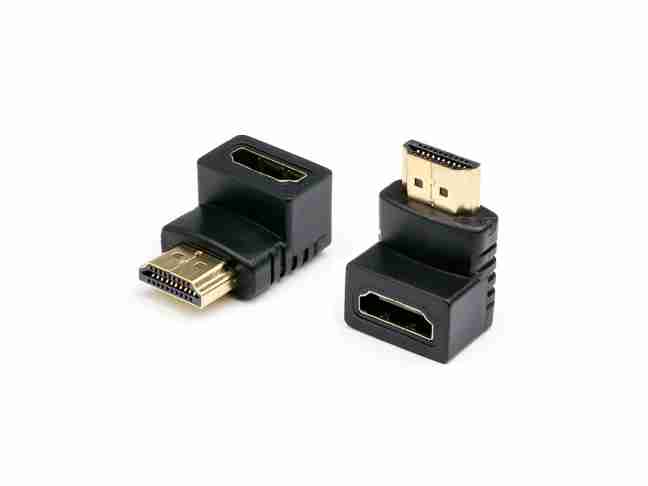 Переходник ATCOM (3804) HDMI-HDMI M/F gold-plated угловой