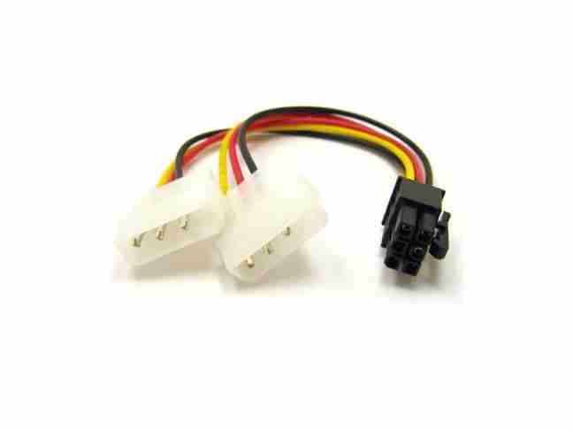 Кабель питания ATCOM Video power 6pin to 2molex (16185) 0,15 м