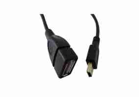 Кабель ATCOM USB 2.0 AF/miniUSB 5 pin 0.8m OTG (12821)