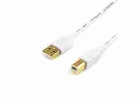 Кабель ATCOM (14370) USB 2.0 AM/BM, 0.8м, белый