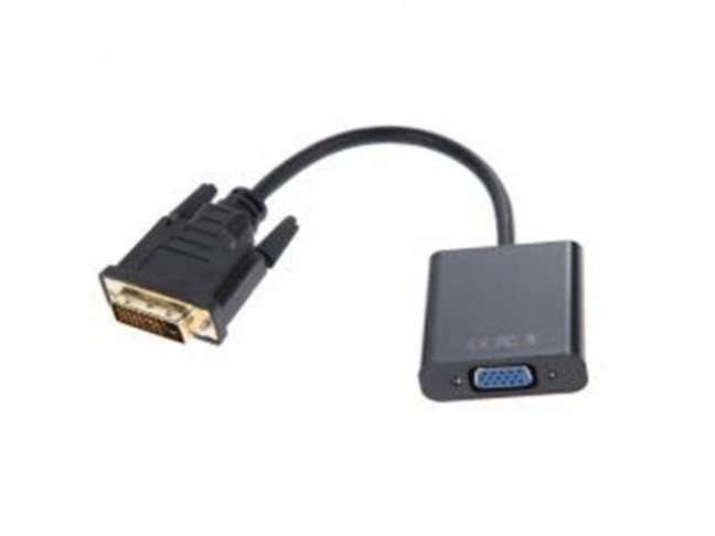 Перехідник ATCOM (9214) DVI-D(M)-VGA(F), Dual Link 0.1м