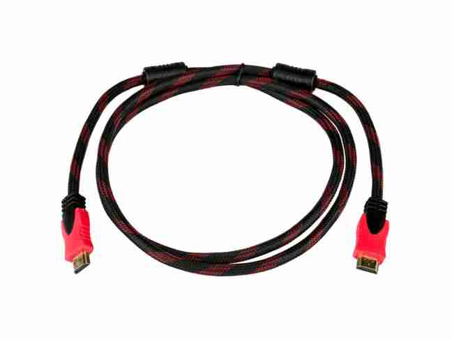 Кабель Logicpower (LP2765) HDMI-HDMI, v1.4, 1.5м, черный с красным
