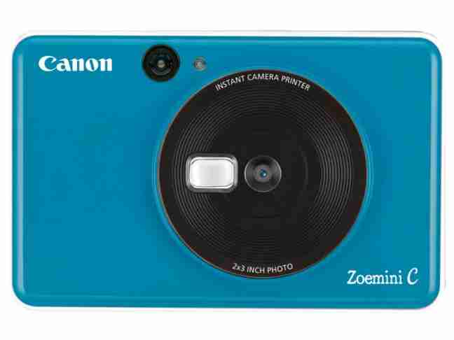 Фотокамера миттєвого друку Canon ZOEMINI C CV123 Seaside Blue 3884C008