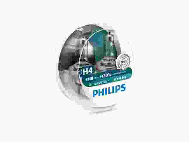 Галогенная лампа Philips 12342XV+S2 H4 60/55W 12V P43T X-treme Vision +130%