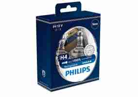 Галогенная лампа Philips H4 RACING VISION +150%, 2 шт блистер 12342RVS2