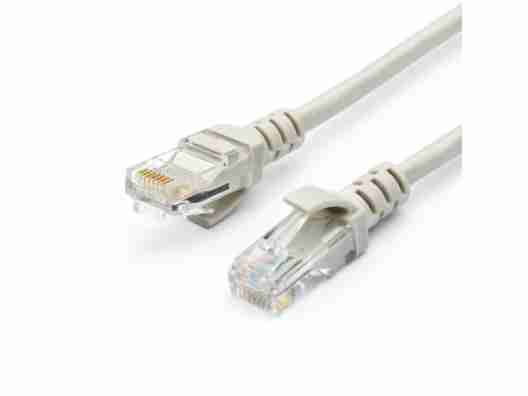 Патч-корд ATCOM UTP Geplink Cat.5e, 26AWG, 7.5 м, серый (GL8075)