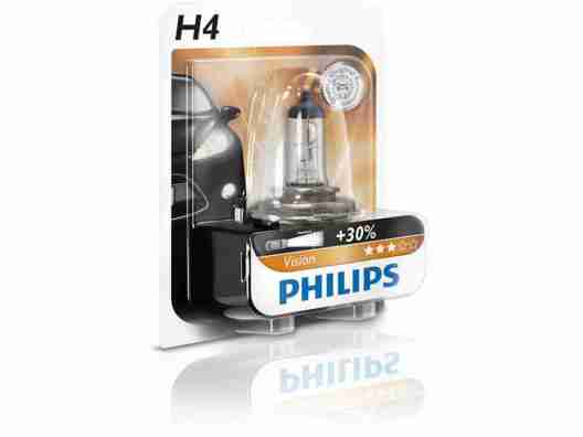 Галогенная автолампа Philips H4 Premium 12V 55W (12342PRB1)