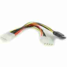 Кабель живлення Gembird CC-SATA-PSY2 Molex female to Molex male + SATA power cable