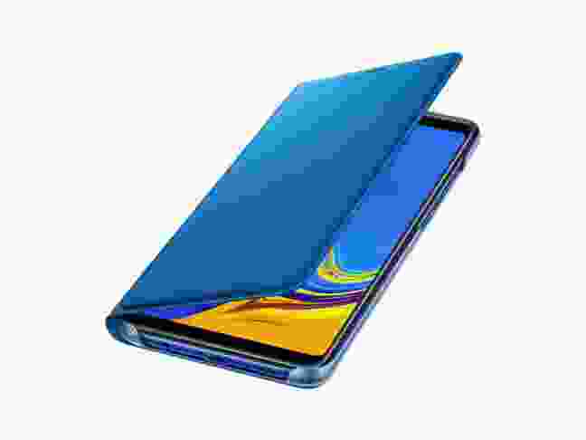 Чехол Samsung A920 Galaxy A9 Flip Wallet Blue (EF-WA920PLEGRU)