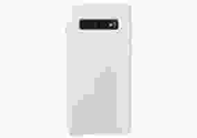 Чохол Samsung G973 Galaxy S10 Leather Cover White (EF-VG973LWEGRU)