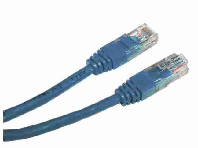 Патч корд Cablexpert UTP (PP12-3M/B) cat.5Е, литий, 50u штекер із засувкою, 3м, синій