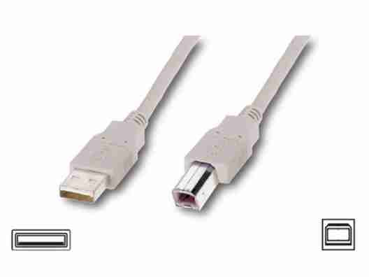 Кабель ATCOM USB 2.0 AM/BM 1.8 м. ferrite core, пакет