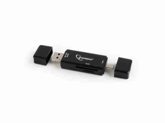 Кардридер Gembird USB3.1 UHB-CR3IN1-01 Black