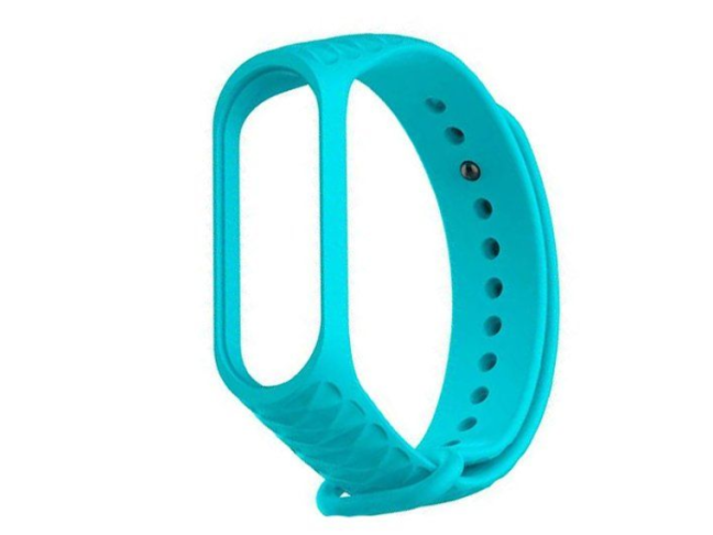 Ремешок Xiaomi Mi Band 3/4 Ribbed Strap Aquamarine