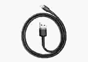 Кабель BASEUS Cafule Cable USB For Lightning 2.4A 1m Gray+Black (CALKLF-BG1)