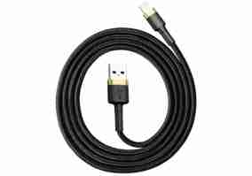 Кабель BASEUS Cafule Cable USB For Lightning 1.5A 2m Gold+Black (CALKLF-CV1)