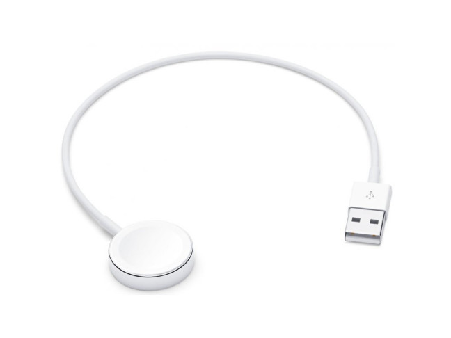 Зарядний пристрій Apple Watch Magnetic Charger to USB-C Cable (0.3 m) (MX2J2)