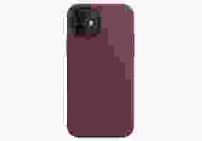 Чохол Apple Silicone Case for iPhone 12 HQ Plum ДУБЛЬ