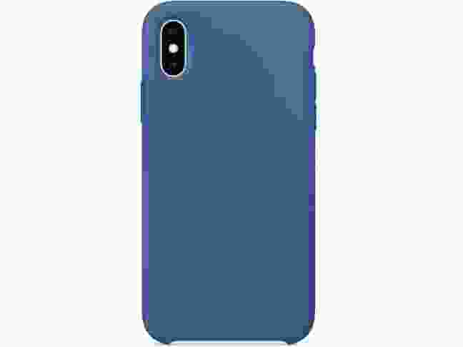Чехол Apple Silicone Case для iPhone X/Xs Delft Blue (MVF12)