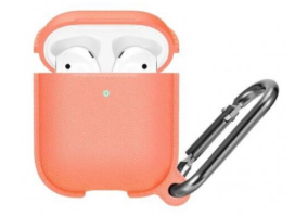 Чохол Silicone Case для Airpods 1/2 Papaya