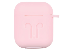 Чехол 2E Pure Color Silicone Imprint 3.0mm (Rose Pink) 2e-AIR-PODS-IBPCSI-3-LPK для Apple AirPods