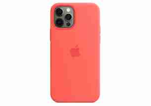 Чехол Apple Silicone Case for iPhone 12 Pro Max HQ Pink Citrus