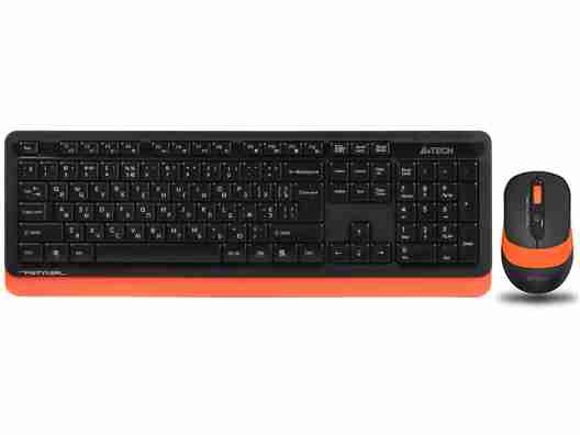 Комплект (клавиатура + мышь) A4Tech FG1010 USB (Orange)