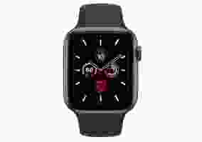 Розумний годинник Apple Watch Series 5 44mm Space Gray Aluminum Case with Black Sport Band (MWVF2)