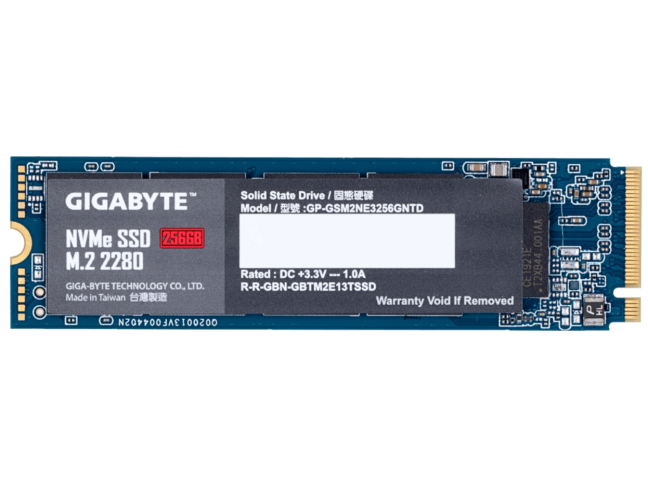 SSD накопичувач Gigabyte SSD M.2 NVMe 256GB  PhisonE8 3D TLC (GP-GSM2NE3256GNTD)