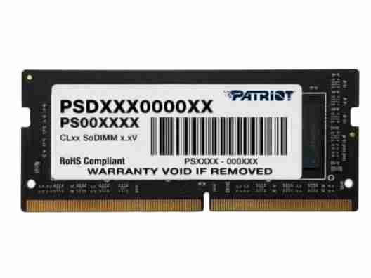 Модуль памяти Patriot DDR4 2666 4GB SO-DIMM PSD44G266681S