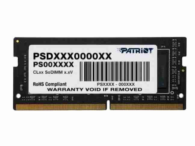 Модуль памяти Patriot DDR4 2666 4GB SO-DIMM PSD44G266681S