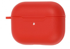 Чехол Silicon Power Leather Imitation TPU Case для Apple AirPods Pro Red