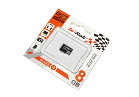 Карта пам'яті Hi-Rali 8 GB microSDHC class 4 (HI-8GBSDCL4-00)