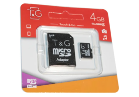 Карта пам'яті T&G 4 GB microSDHC Class 4 + SD-adapter (TG-4GBSDCL4-01)