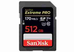 Карта пам'яті SanDisk 512 GB SDXC UHS-I U3 Extreme Pro (SDSDXXY-512G-GN4IN)